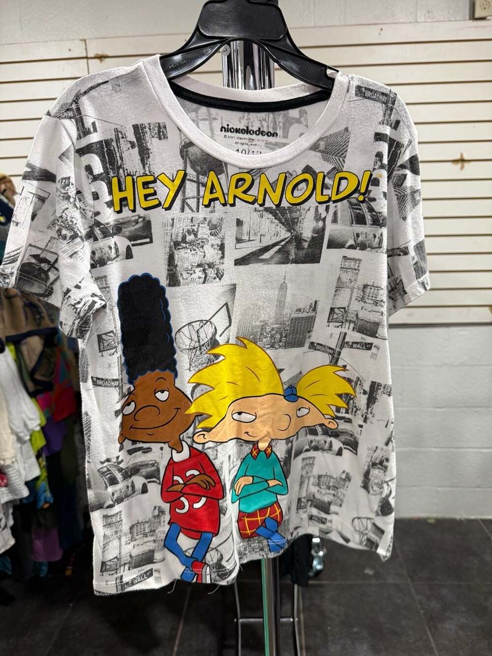 Nickelodeon Hey Arnold and Gerald Boys All Over Print Graphic T-Shirt